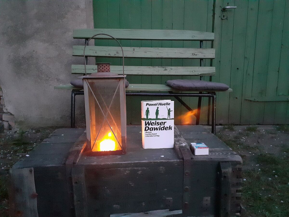 Reading in the evening